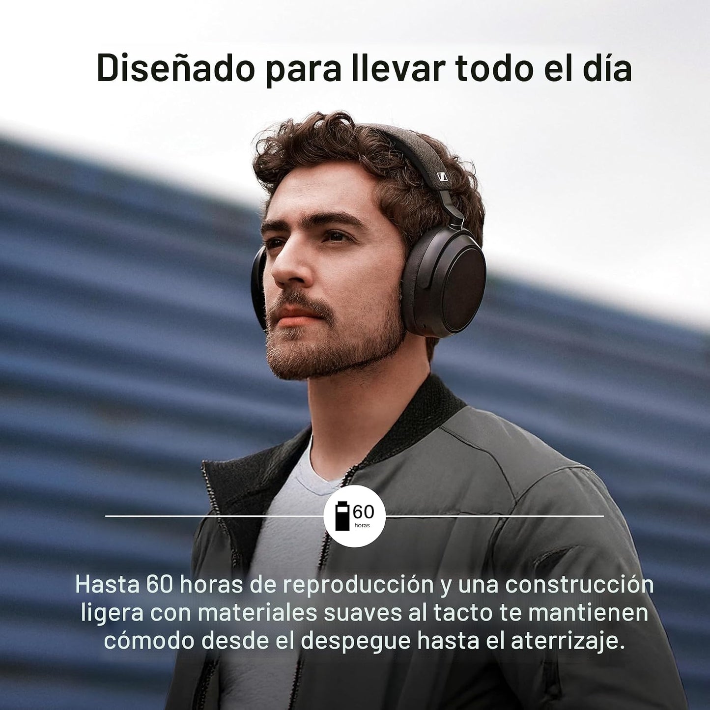 Sennheiser Momentum 4 Auriculares inalámbricos, ANC, batería de 60...