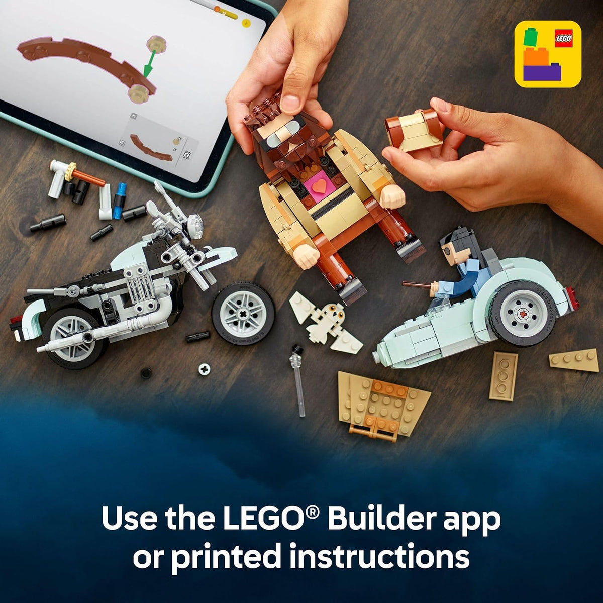 LEGO Harry Potter - Paseo en motocicleta de Hagrid y Harry - Juguet...