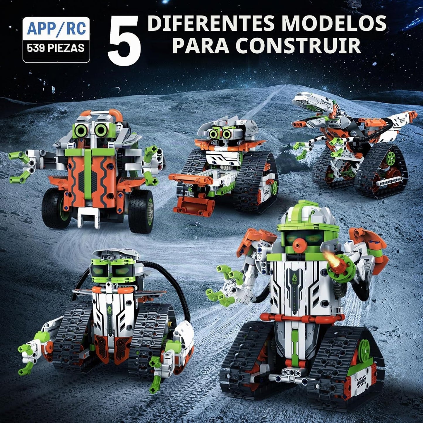 OUTOGO STEM Robot Kit de construcción con control remoto para niños...