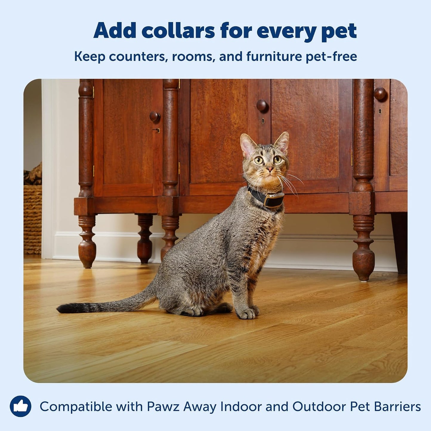 PetSafe PAWZ AWAY AJUSTE Cuello de receptor para gatos y perros may...