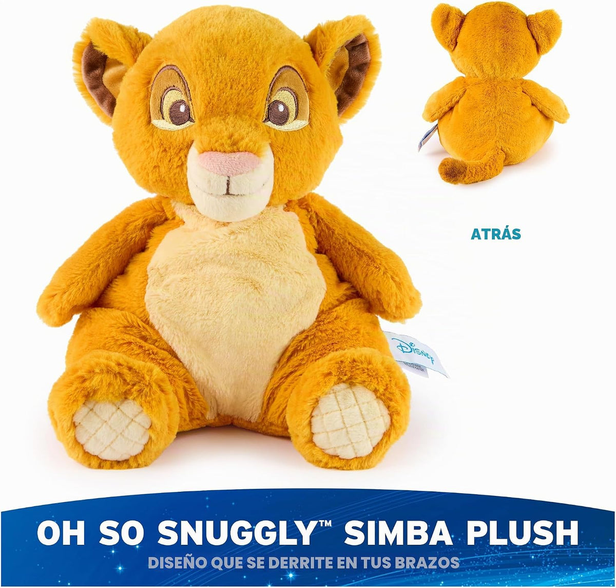 GUND Disney - Peluche oficial de Simba Oh So Snuggly, el rey león,...