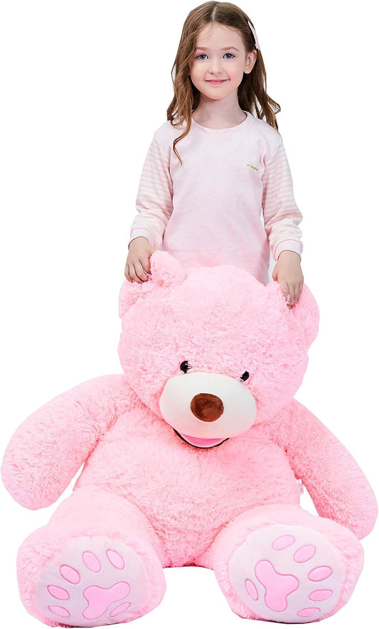 IKASA - Oso de peluche gigante, animales de juguete (Rosa, 39 pulga...