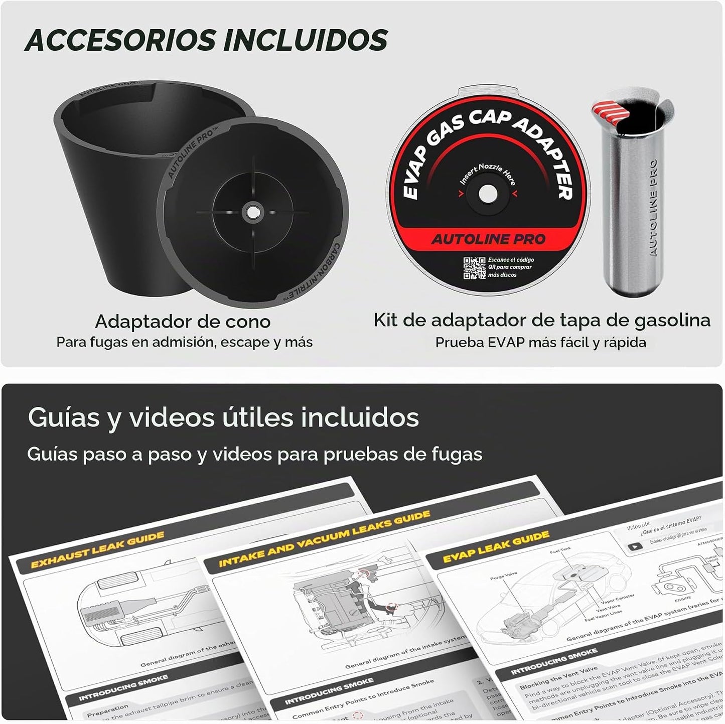 AutoLine Pro HyperSmoke™ - Máquina de humo automotriz EVAP, comprob...