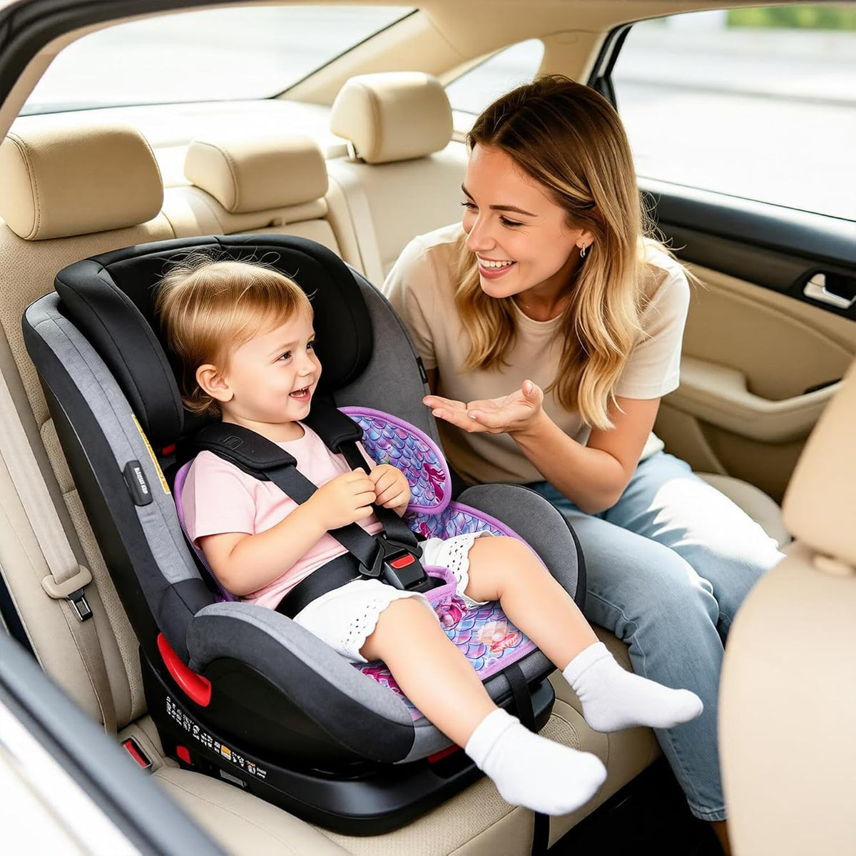 COOLBEBE Protector de asiento de coche impermeable para entrenamien...