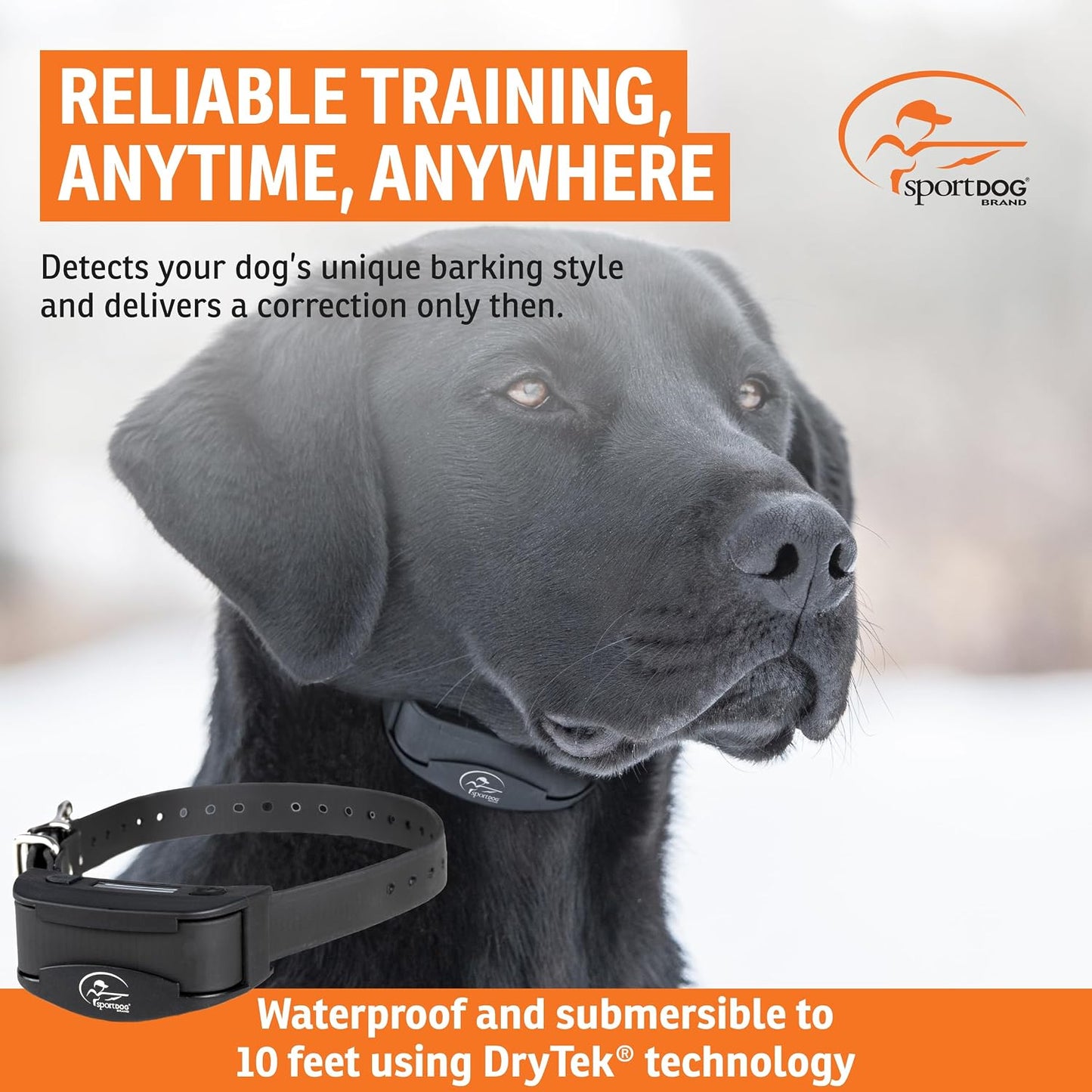 SportDOG NoBark SBC-R - Collar impermeable, ligero y programable de...