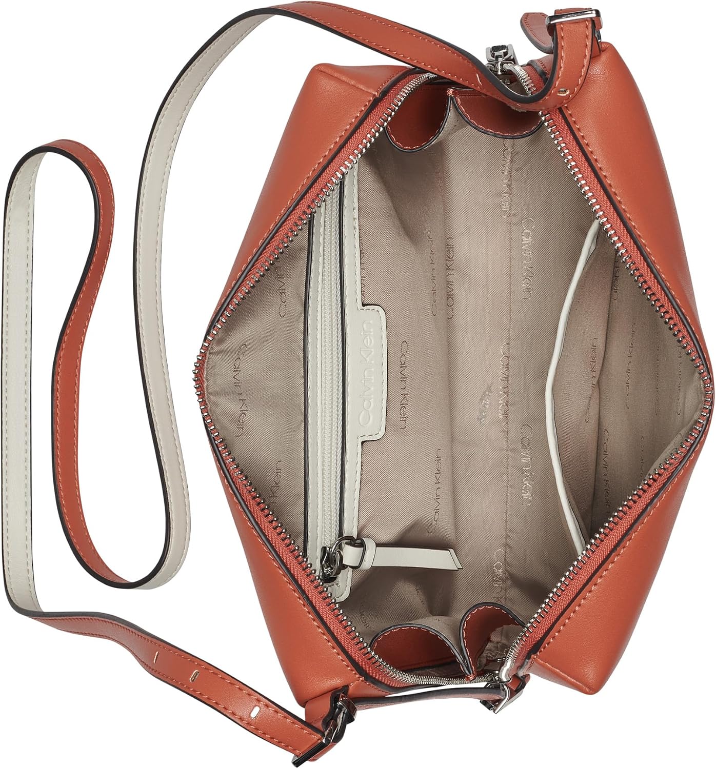 Calvin Klein Lowen Top - Bandolera con cremallera para mujer