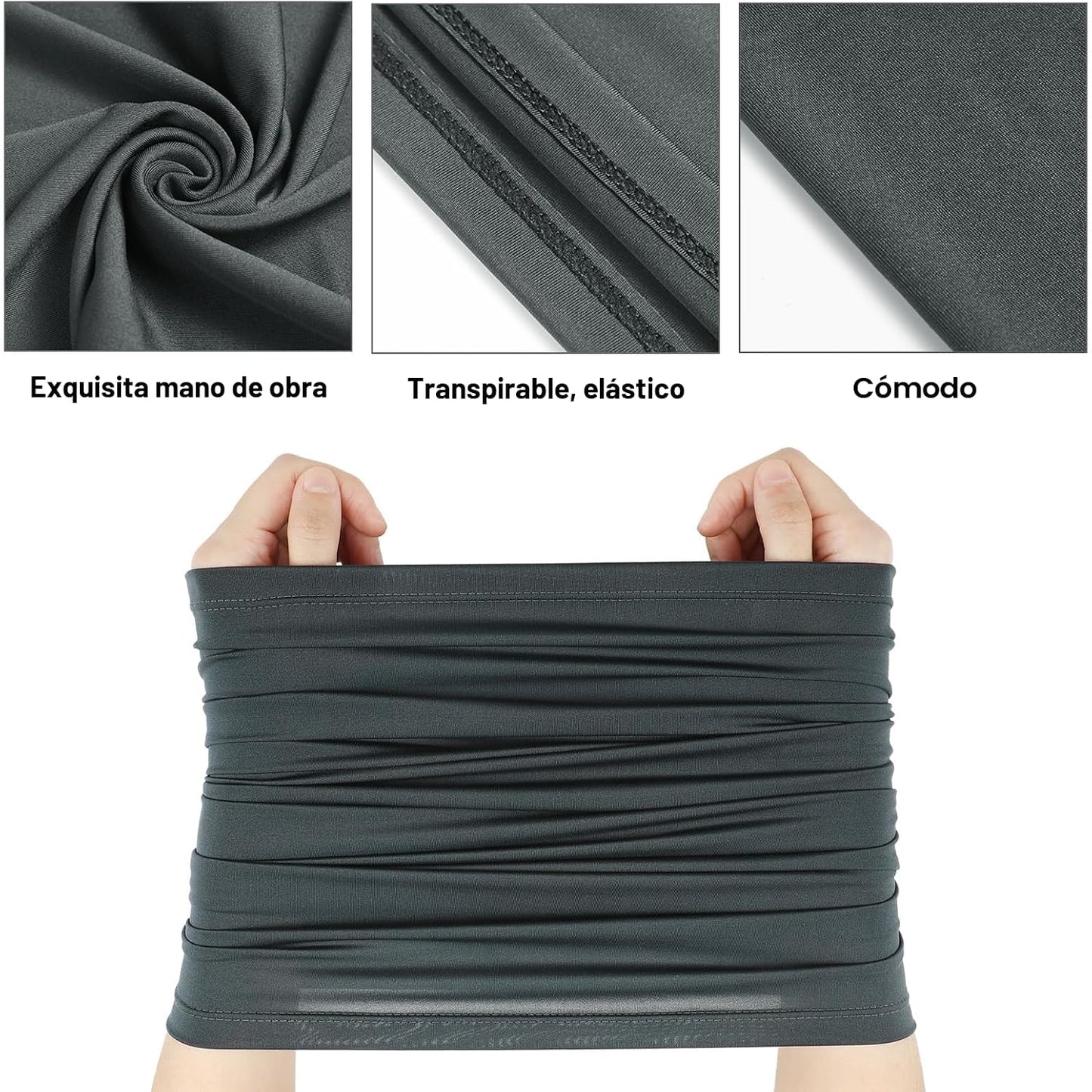 Geyoga 6 piezas de protección UV para el verano, polaina de cuello...