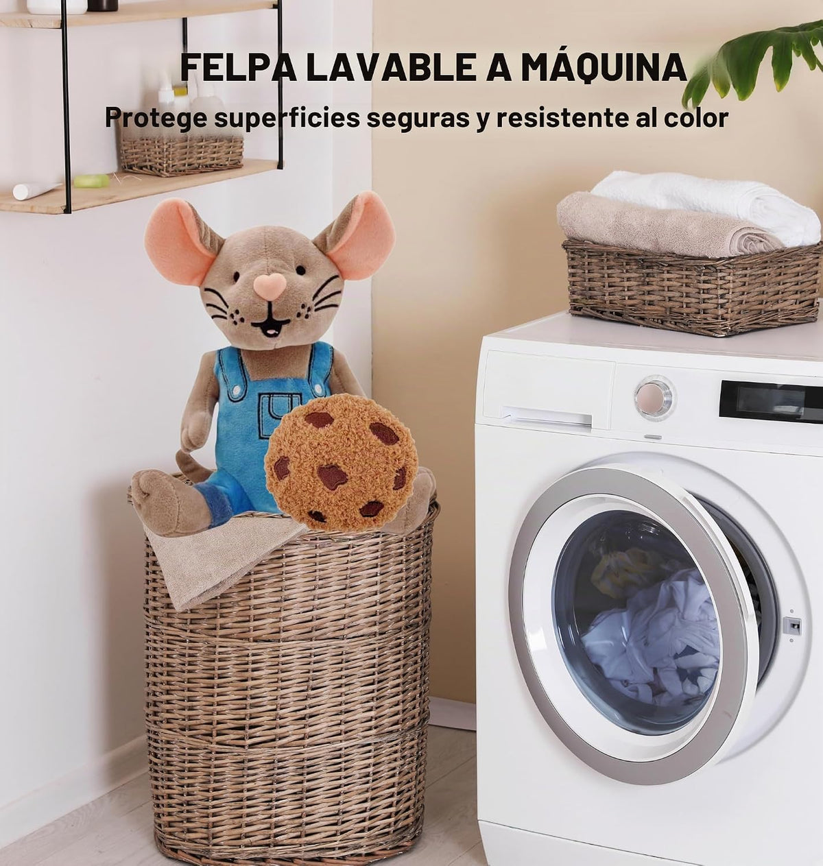 Malvjun If You Give Mouse - Peluche de galleta | Lindo ratón y gall...