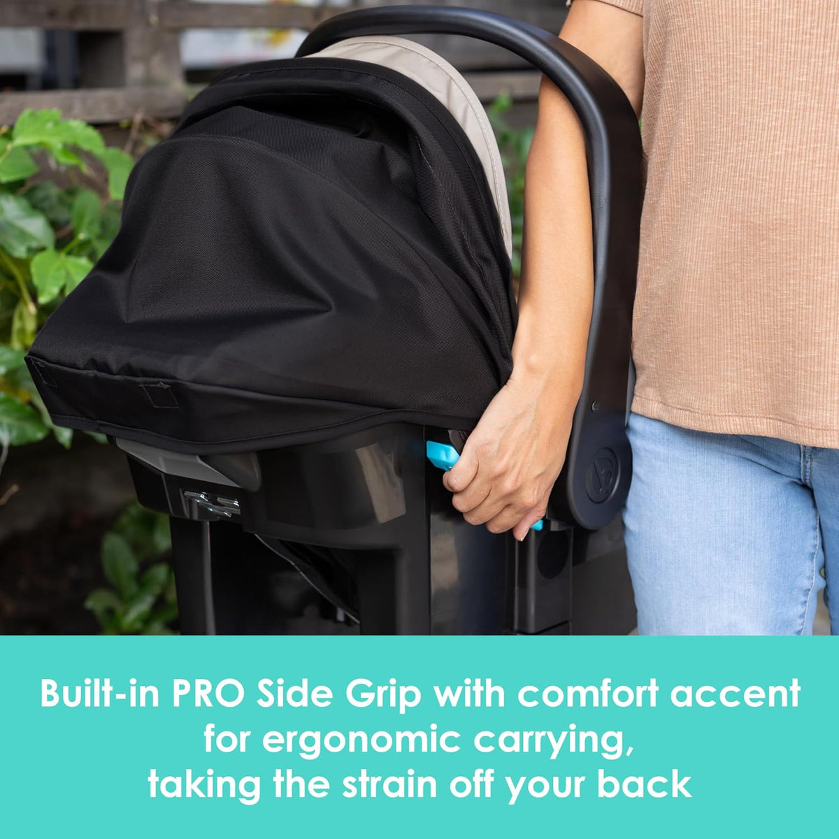 Baby Trend EZ-Lift™ PRO Asiento de coche para bebé, Marrón Claro