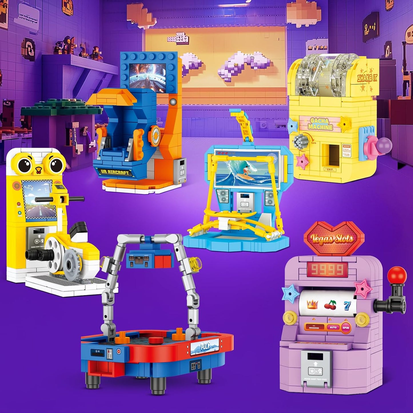 JMBricklayer Juego de construcción de consola de juegos para amigos...