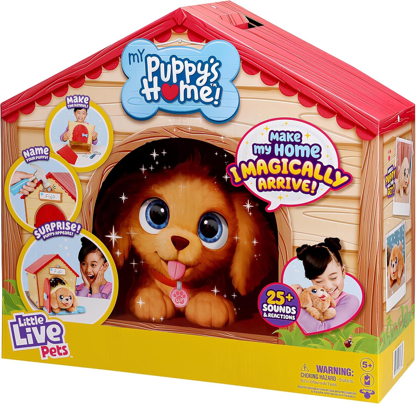 Little Live Pets My Puppy's Home Playset, juego interactivo par...