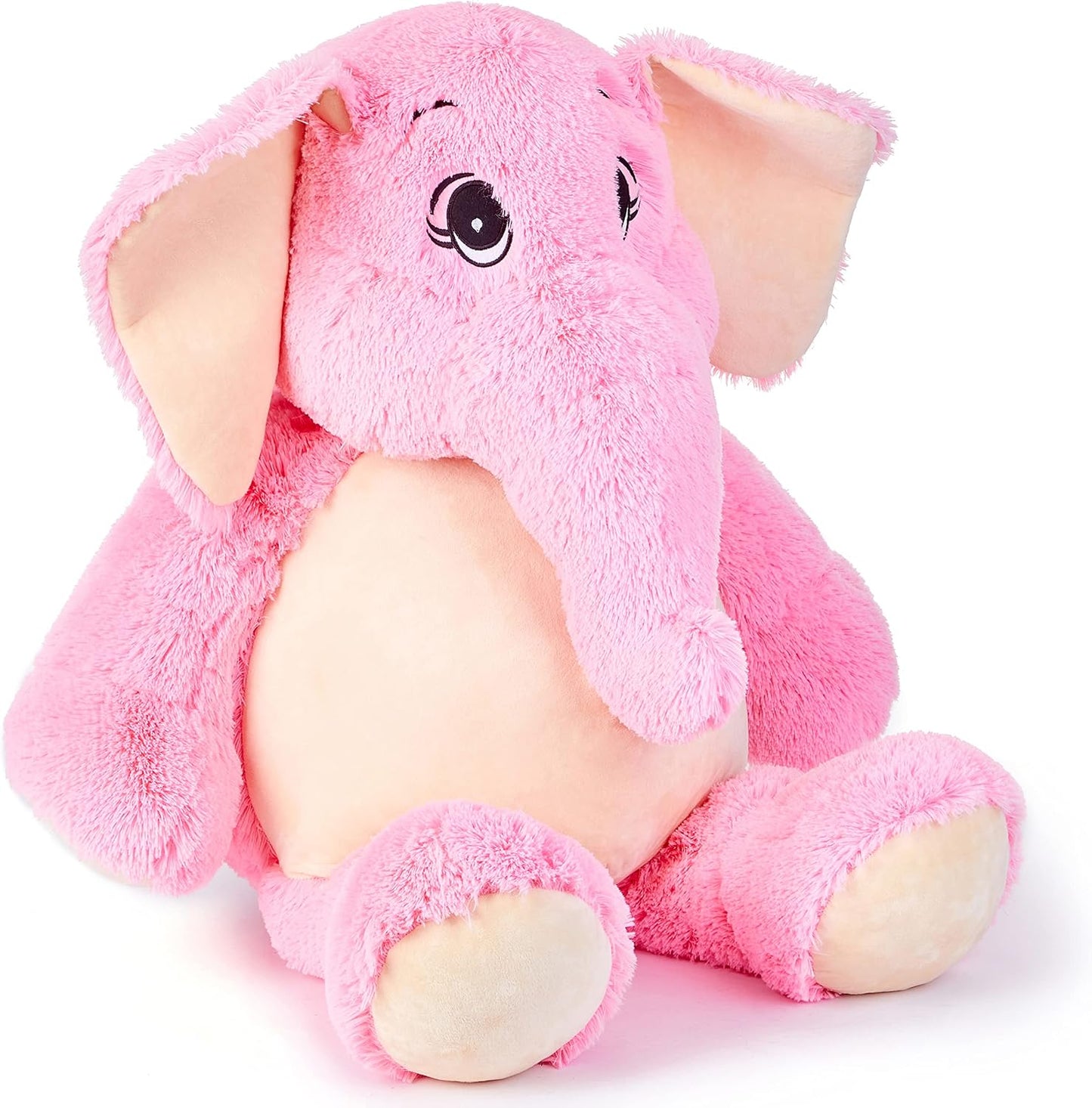 IKASA Juguete de peluche de elefante gigante, 39 pulgadas, juguetes...