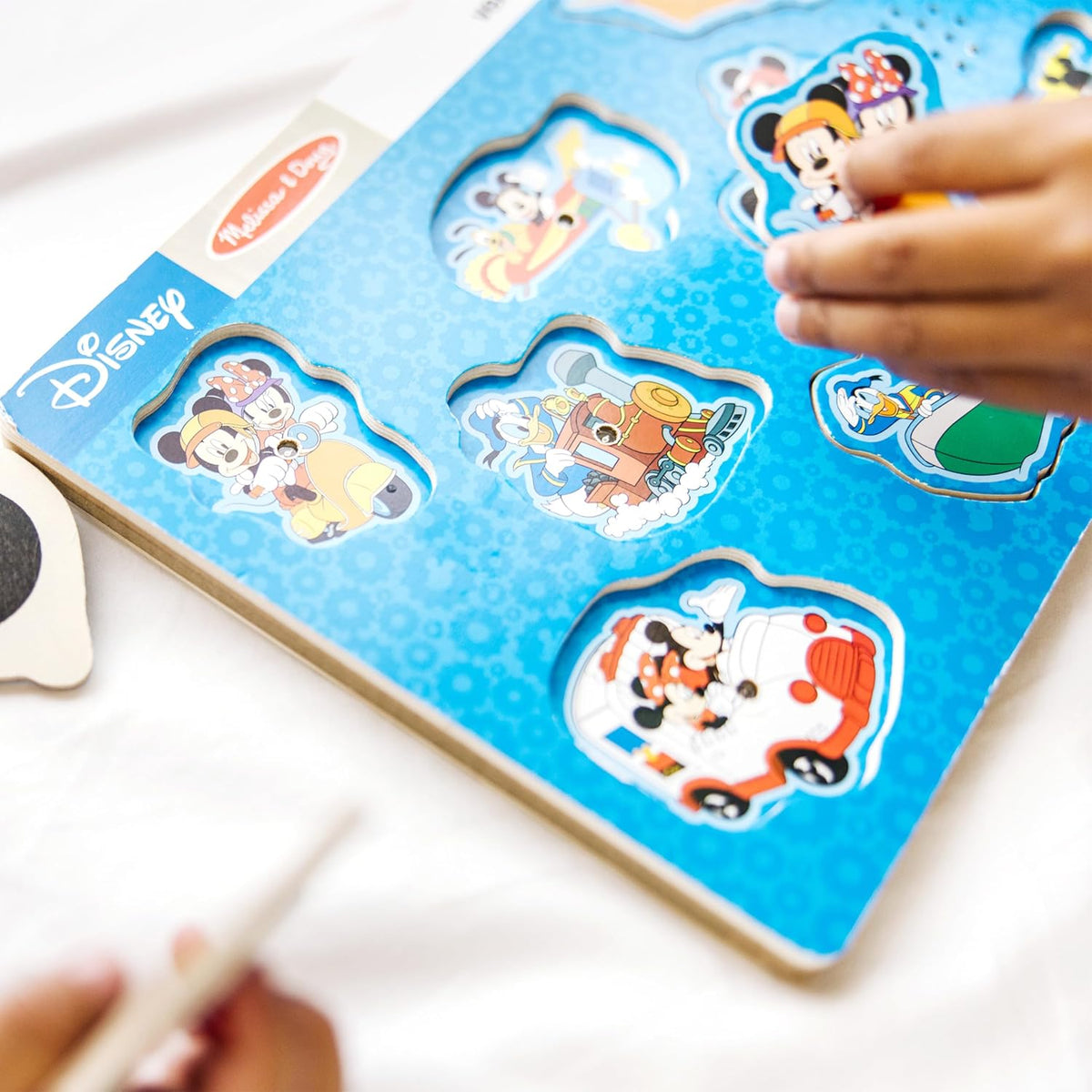 Melissa & Doug Disney Mickey Mouse y sus amigos Rompecabezas con so...