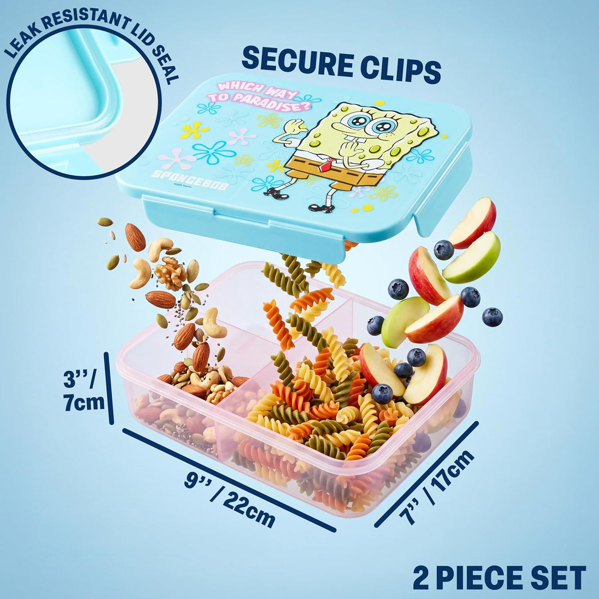 Get Trend SpongeBob SquarePants - Juego de lonchera y botella de ag...