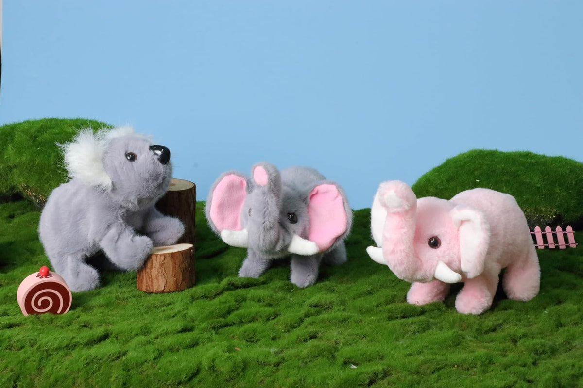Hopearl Elefante caminante interactivo gateando Elephish juguete el...