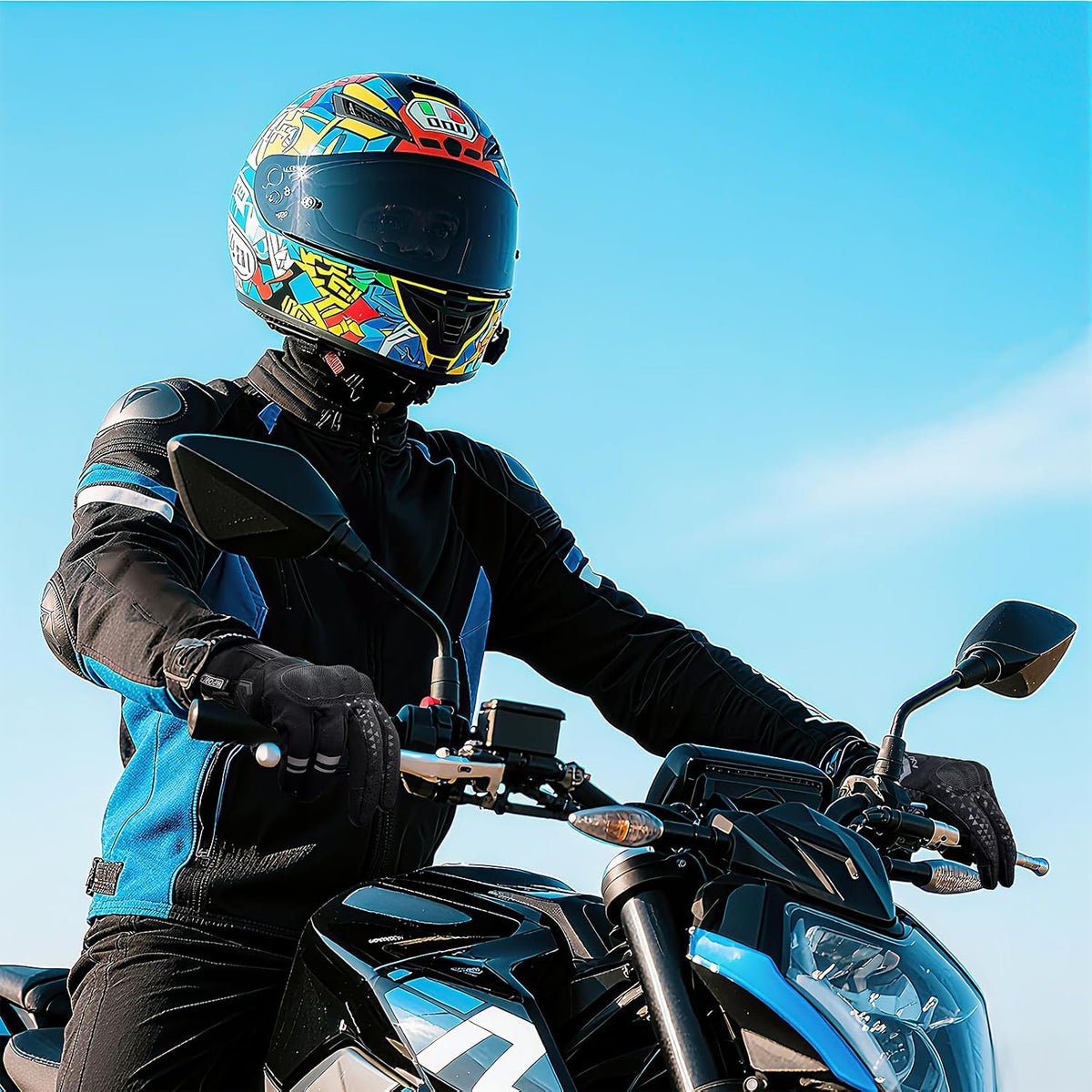 VXW Guantes de motocicleta de invierno para hombres y mujeres, impe...