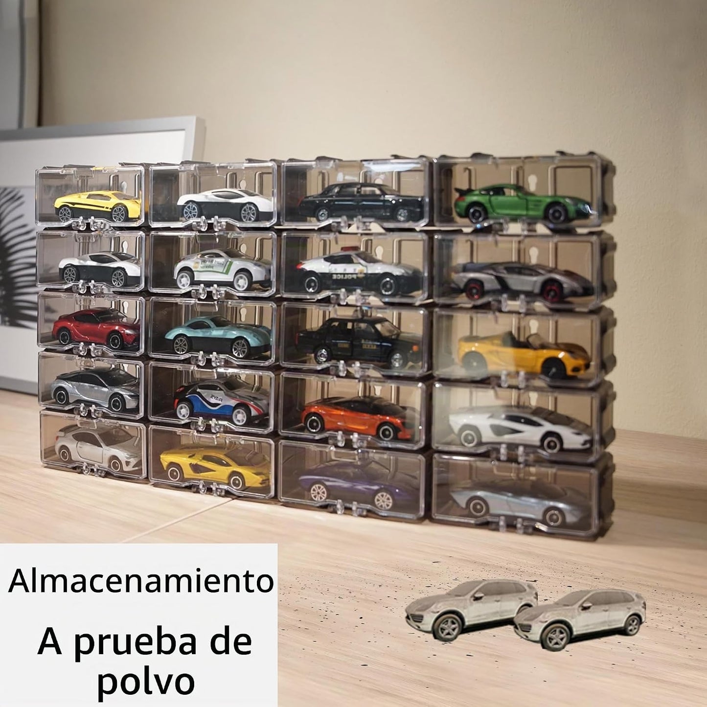 Estuche organizador de almacenamiento de juguetes para autos Hot Wh...