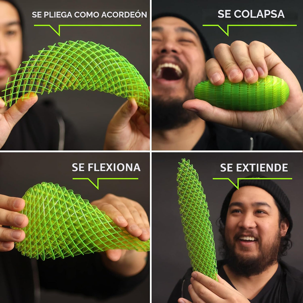Morf Juguete de Gusano Fidget - Gusano Sensorial 3D Flexible para N...