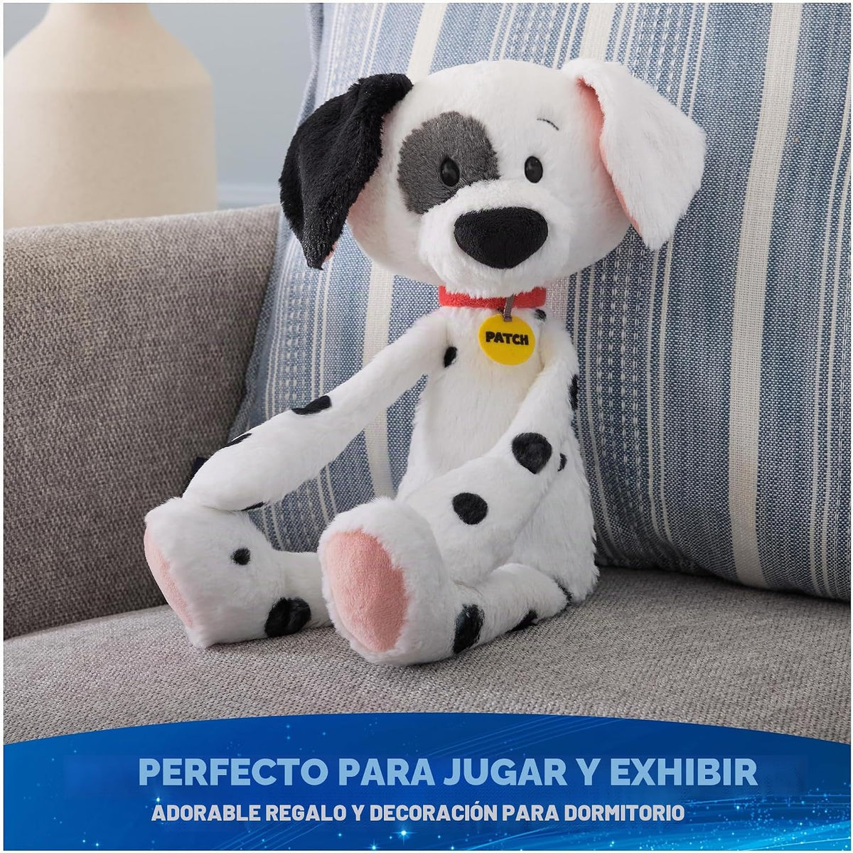 GUND Disney Oficial Patch Toothpick Peluche, 101 Dálmatas, Animal d...