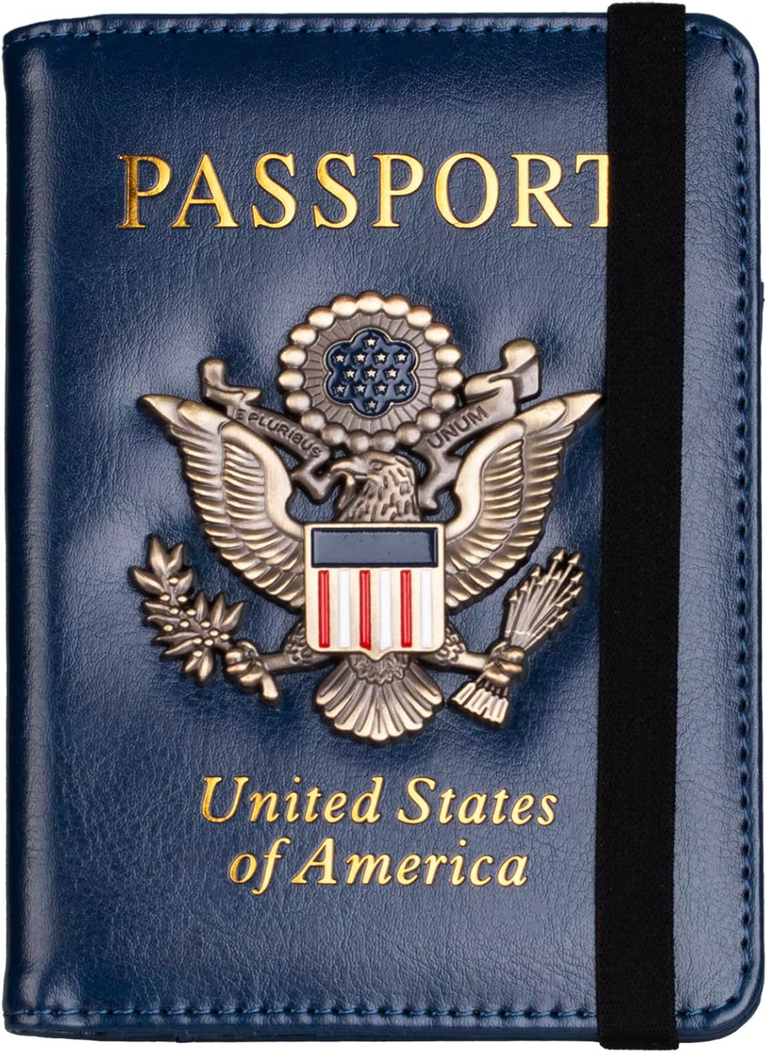 TOURSUIT Soporte para pasaporte con bloqueo RFID, billetera de viaj...