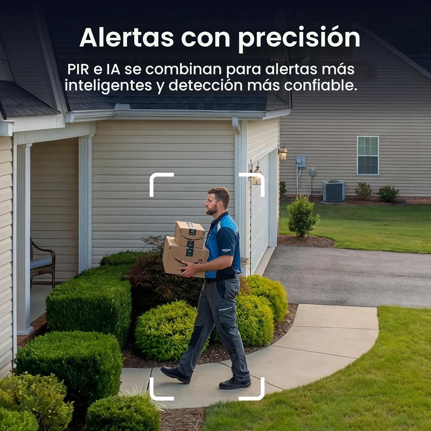 aosu Cámaras de seguridad solares inalámbricas para exteriores, sis...