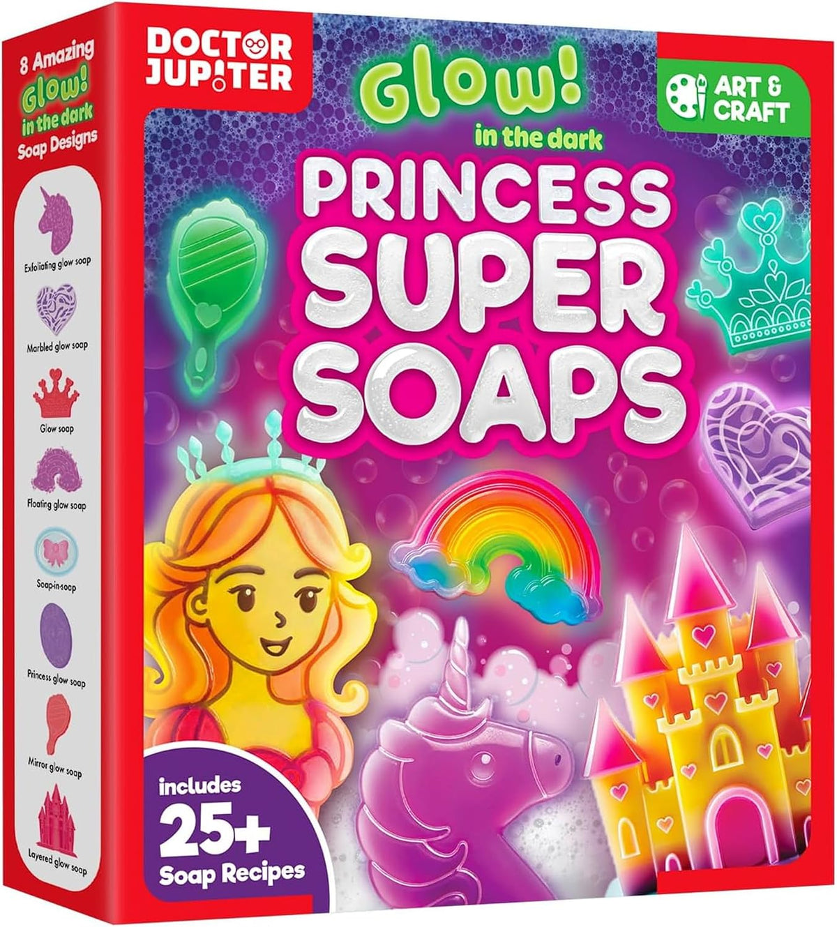 Doctor Jupiter Glow in the Dark - Kit de fabricación de jabón de pr...