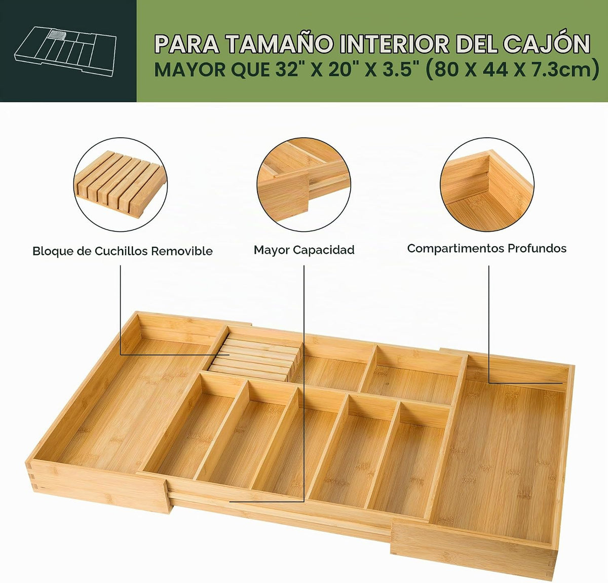 VaeFae Soporte para utensilios de cocina extra grande, organizador...