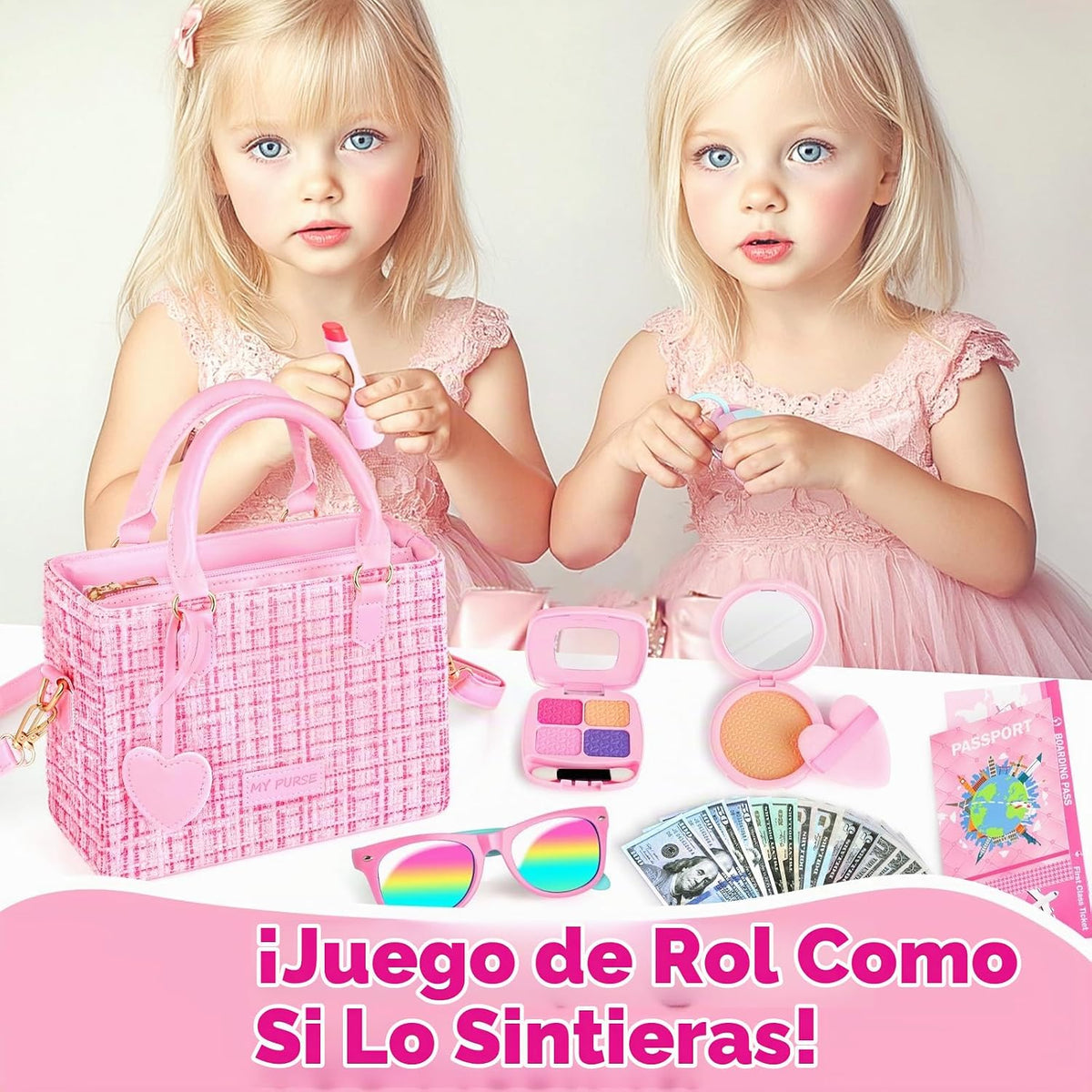 INNOCHEER Bolso para Niñas Pequeñas, Bolso de Juguete para Niños co...