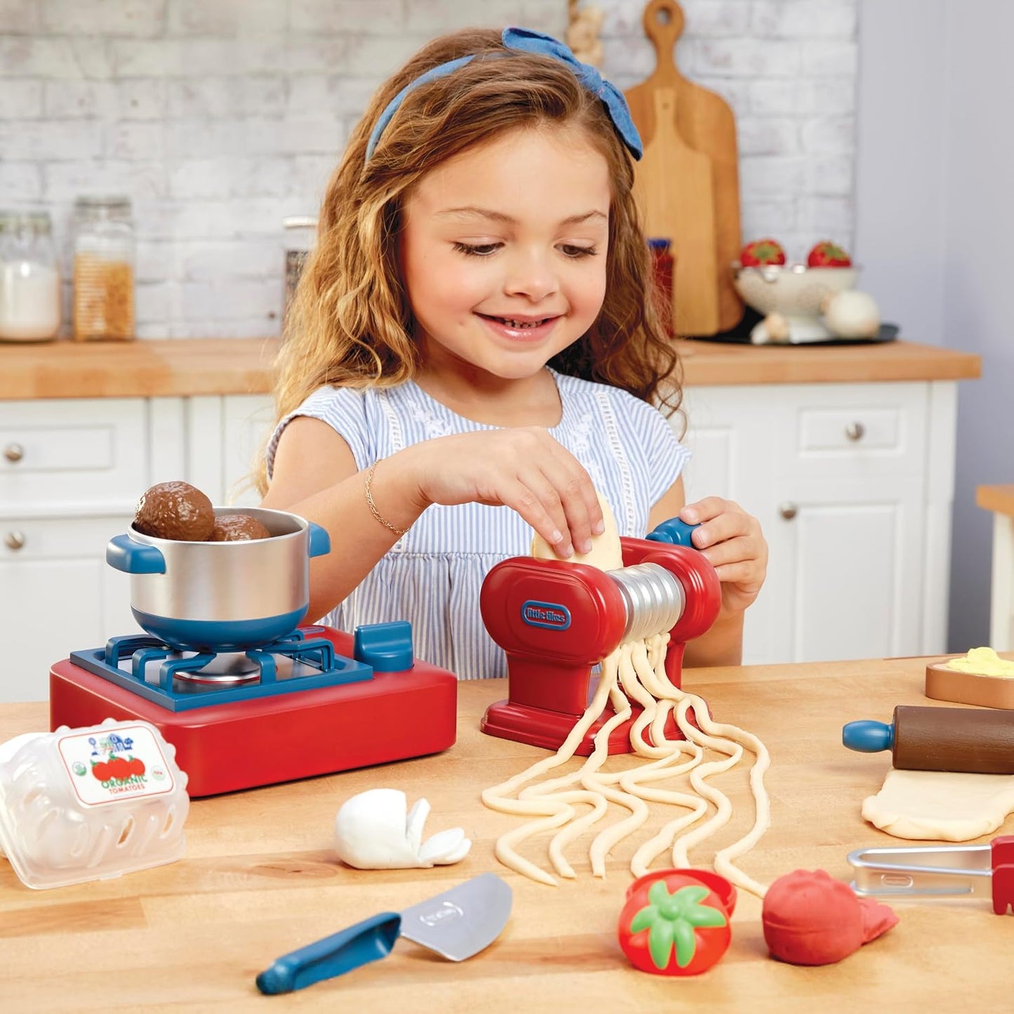 Little Tikes Creative Chefs - Kit de restaurante italiano con 33 ac...