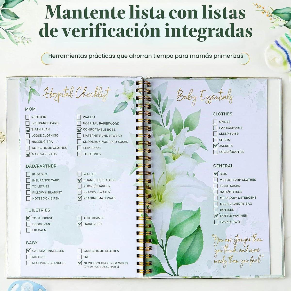 Lil Nuggets Diario de embarazo para madres primerizas 2026 \u2013 D...
