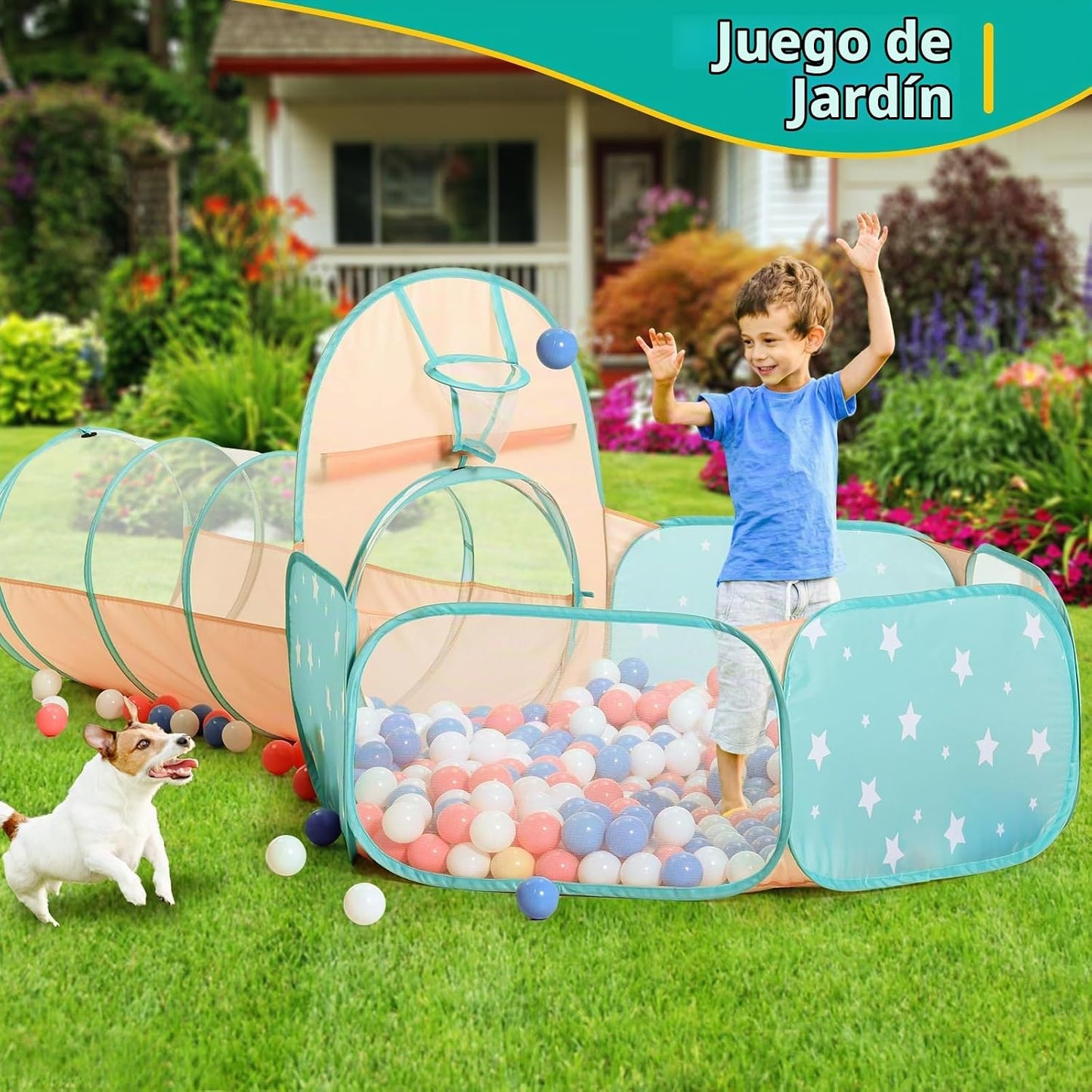 PigPigPen Tienda de Juego de 3 Piezas para Niñas y Niños con Piscin...