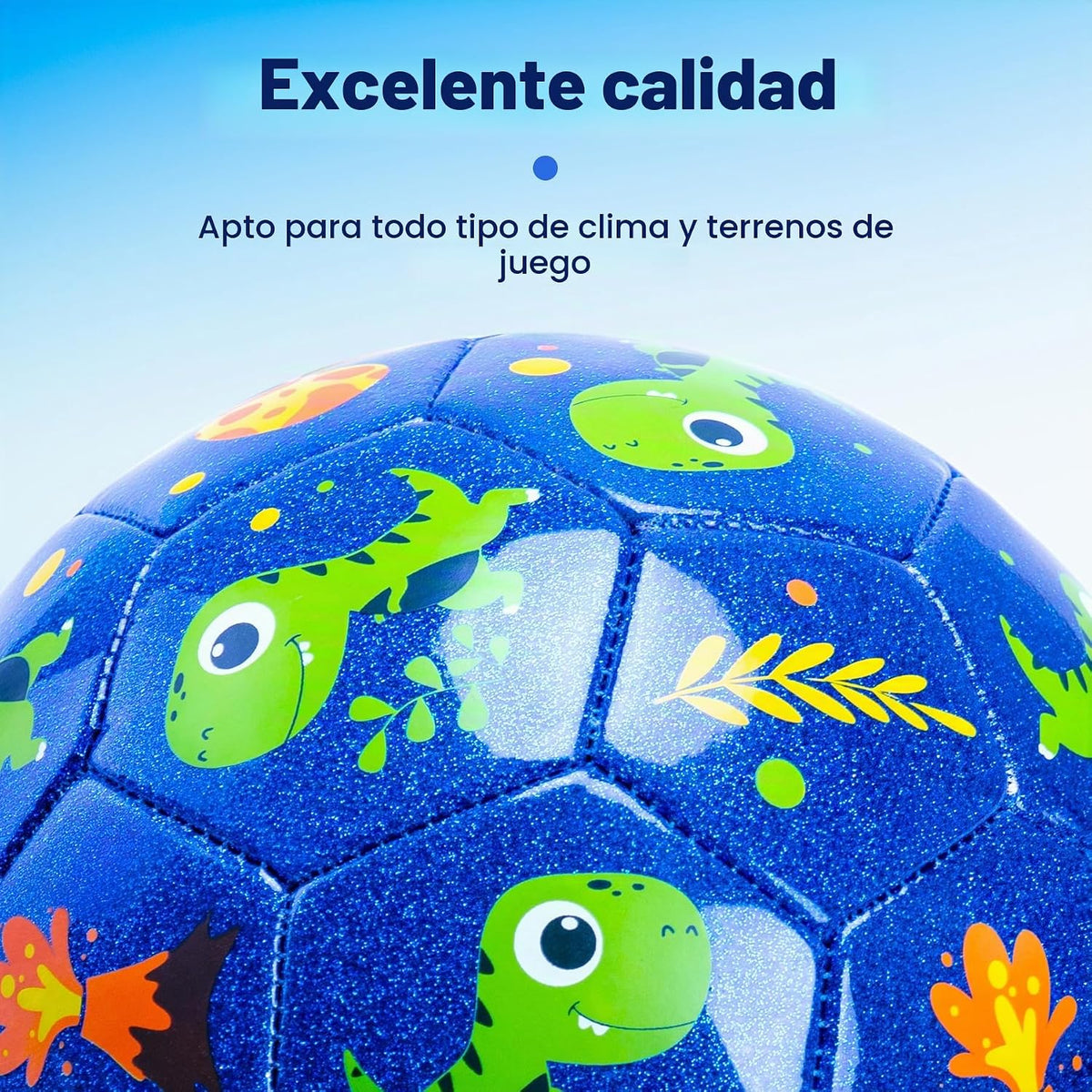 Balón de fútbol U&C Planet tamaño 2, 3, 4 para niños pequeños y jóv...