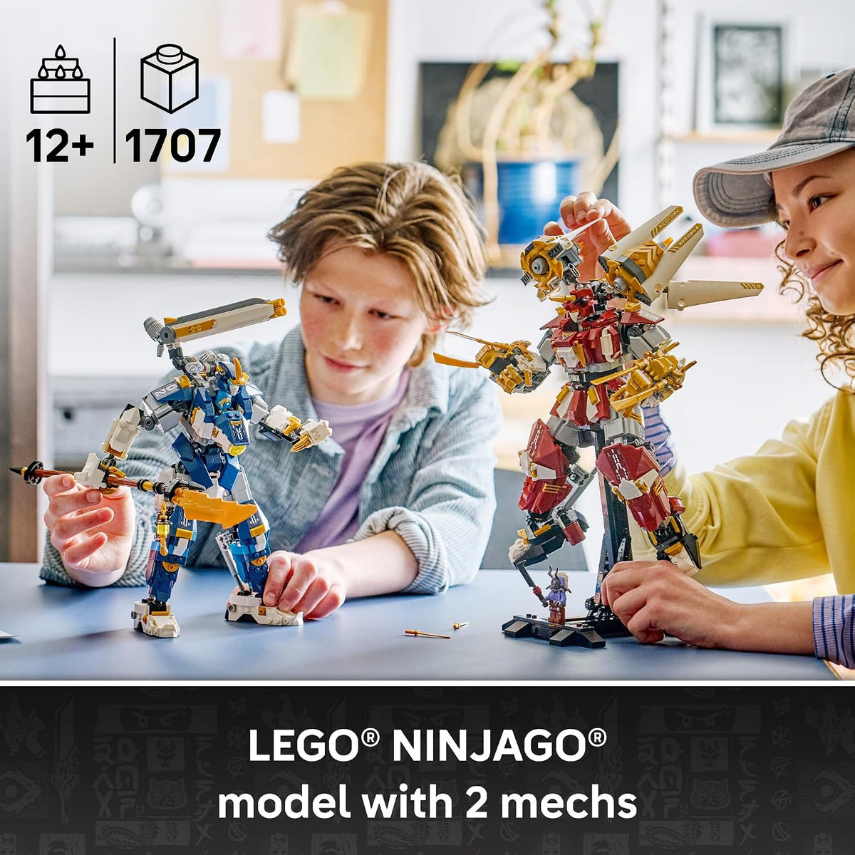 LEGO NINJAGO The Twin Titan Mechs - Juguete de construcción para ni...