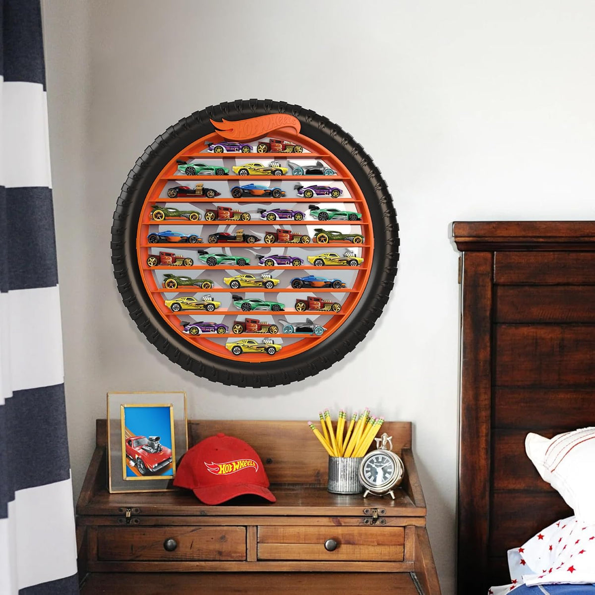 Hot Wheels - Estuche de coleccionista \u2013 Organizador de almacen...