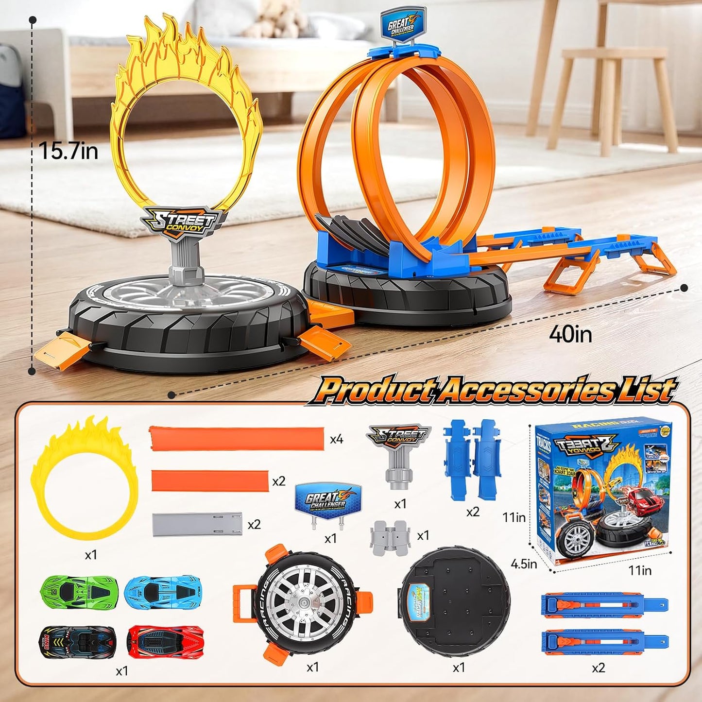 Juego de pista de autos de carreras 2026, juego de carreras para ni...