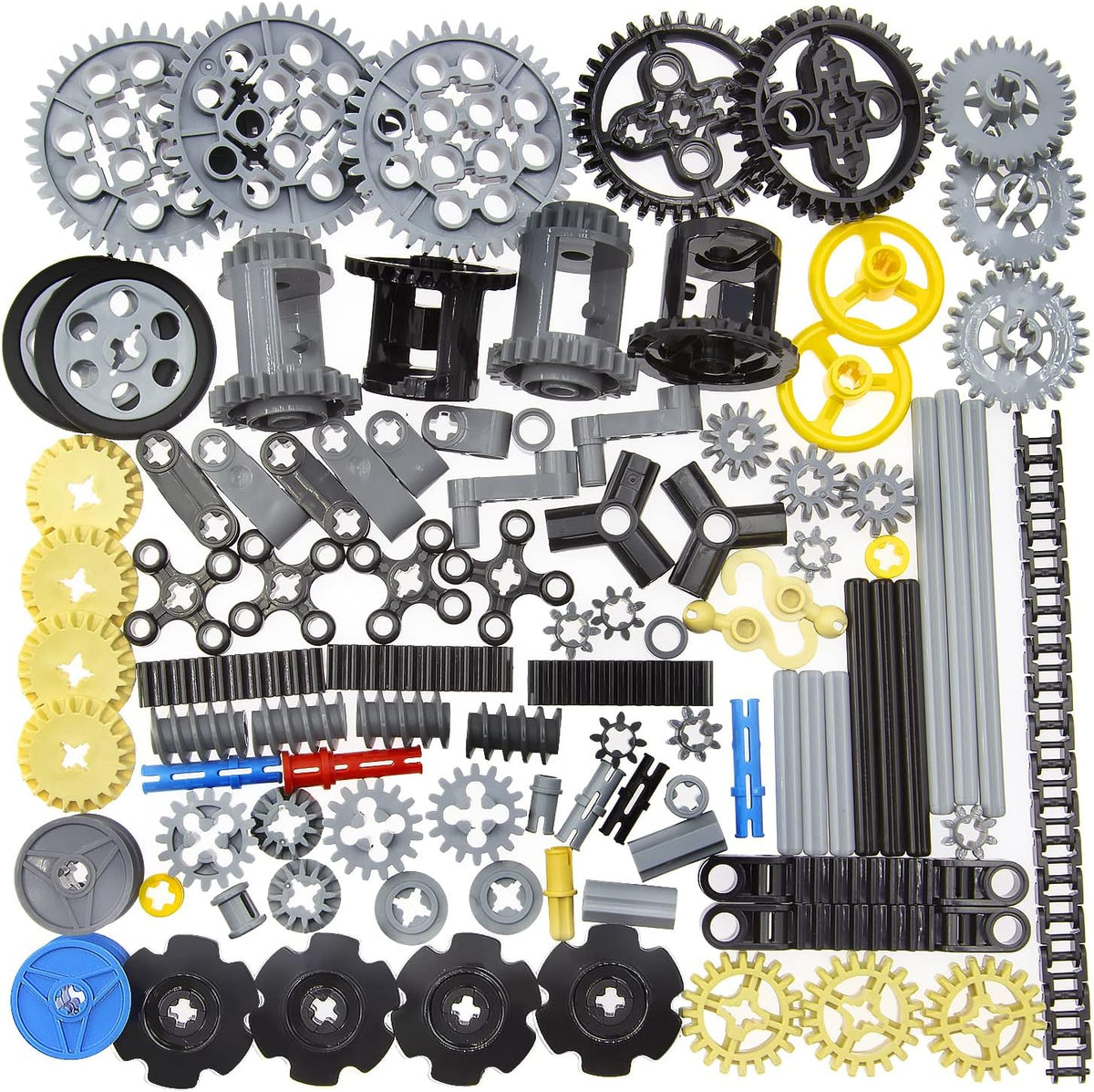 ASTEM 100+ piezas de engranajes y ejes Technic compatibles con conj...