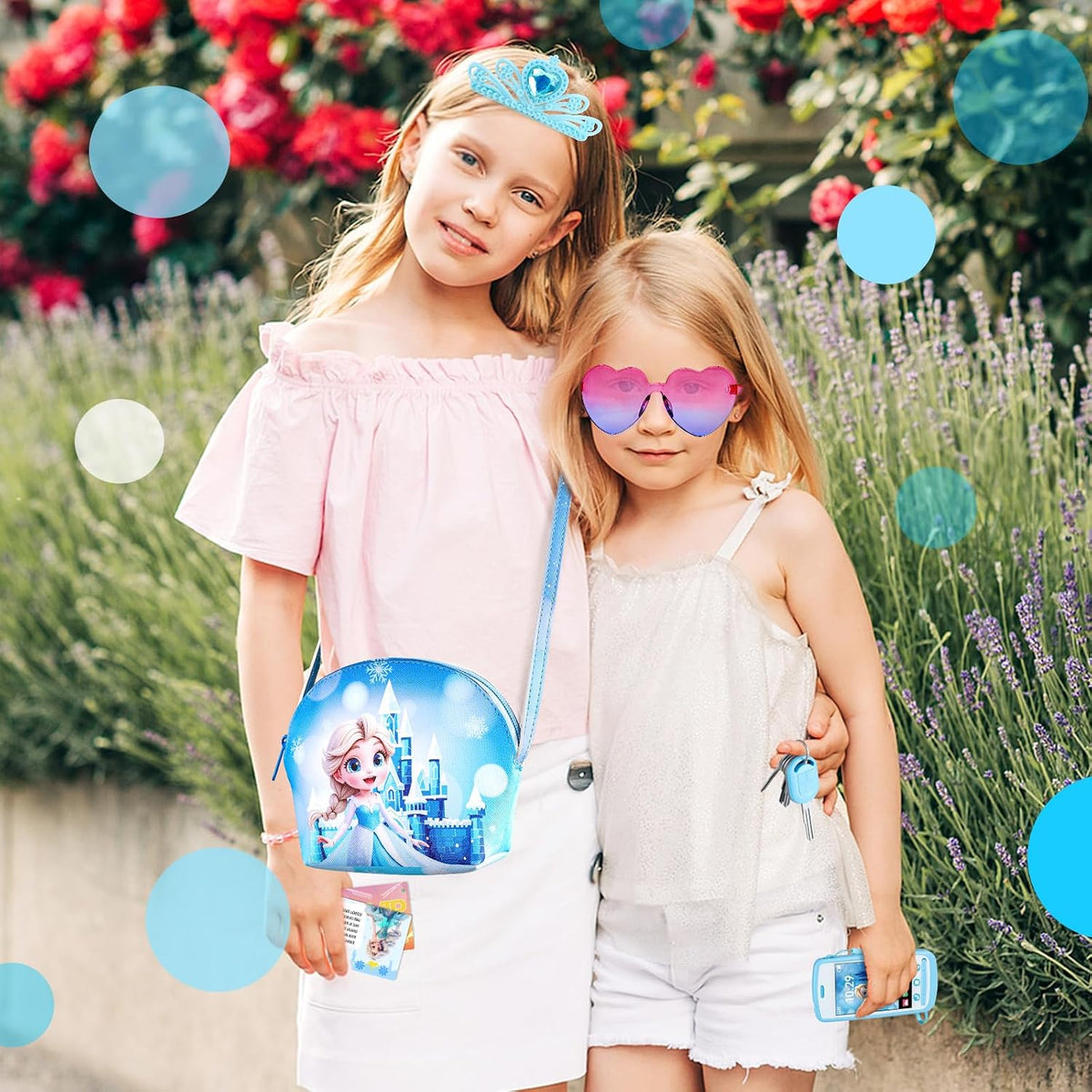 Bolsa de juguete para niñas pequeñas, bolsa de juguete con accesori...