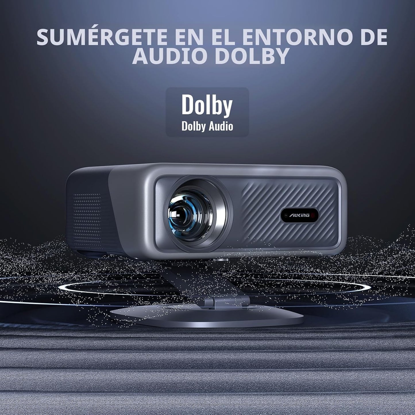 [Ahora con Netflix] Proyector 4K con WiFi y Bluetooth, proyector in...