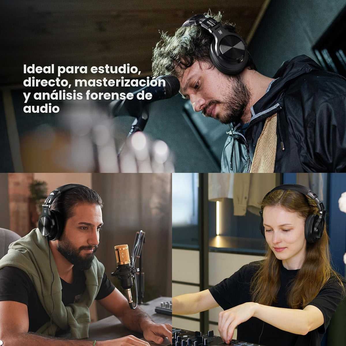 OneOdio A70 Auriculares Bluetooth para oído, auriculares inalámbric...