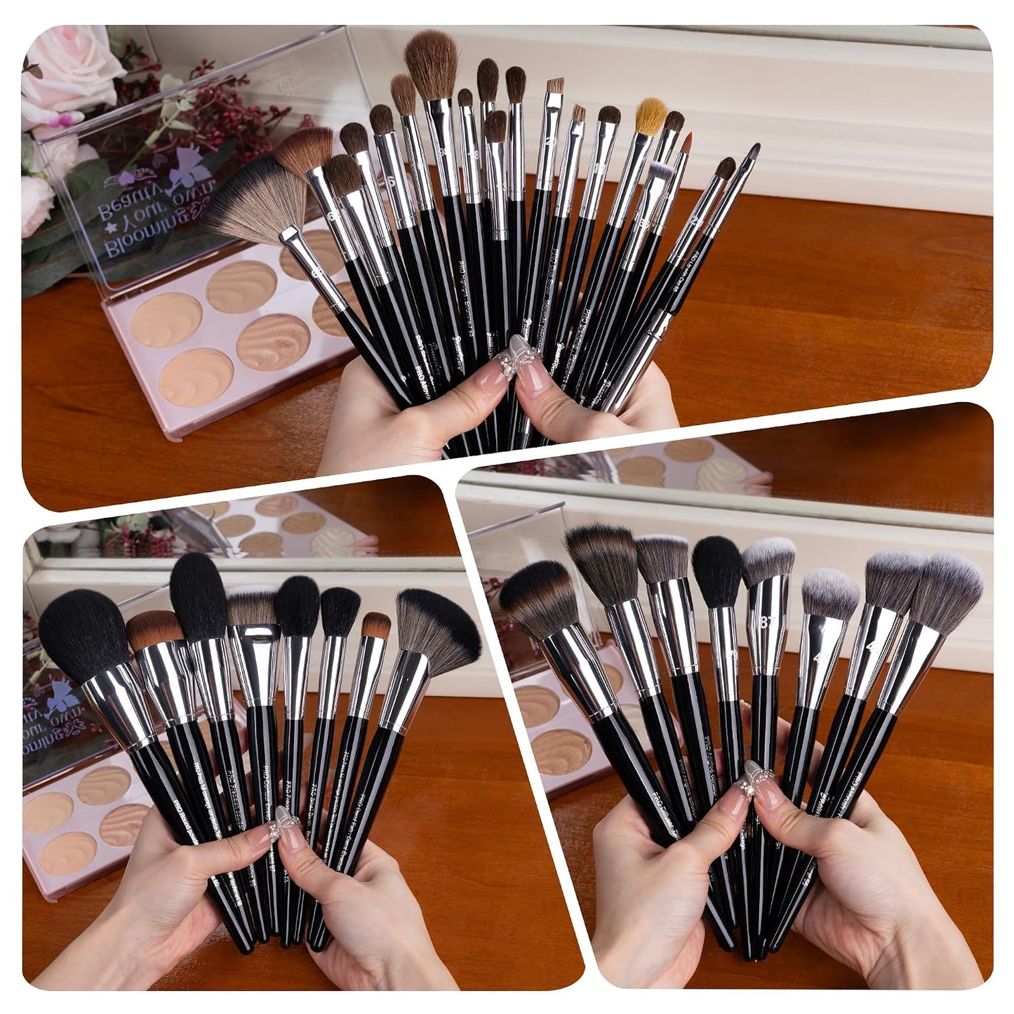 Bueart Design - Juego de 36 brochas de maquillaje profesional, para...