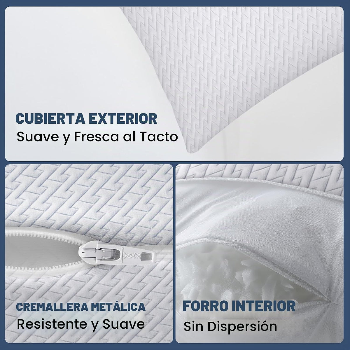 Utopia Bedding Almohadas de espuma viscoelástica trituradas (King),...