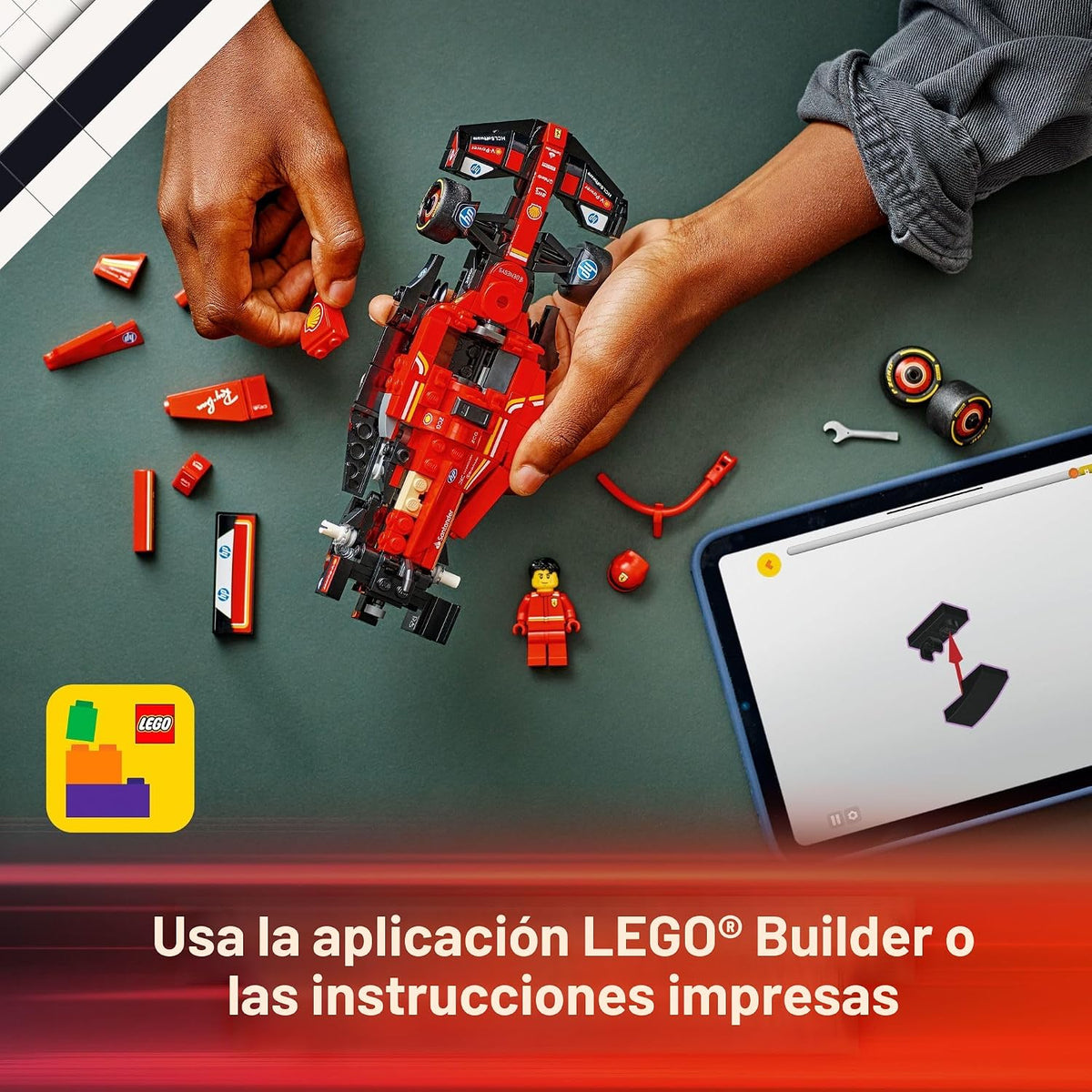Conjuntos de construcción LEGO Speed Champions Ferrari SF-24 F1 - J...