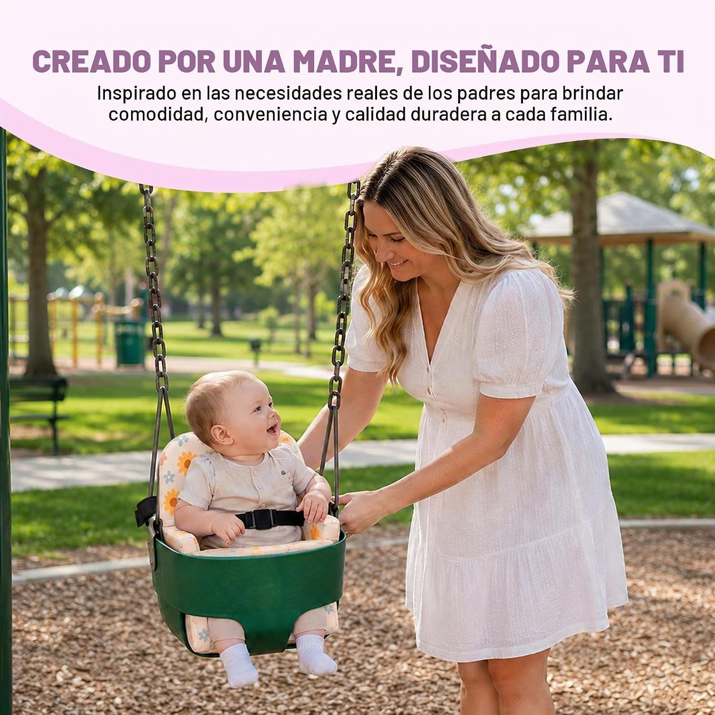 JoSeat Funda de asiento para bebé, diseño floral | Protector de asi...