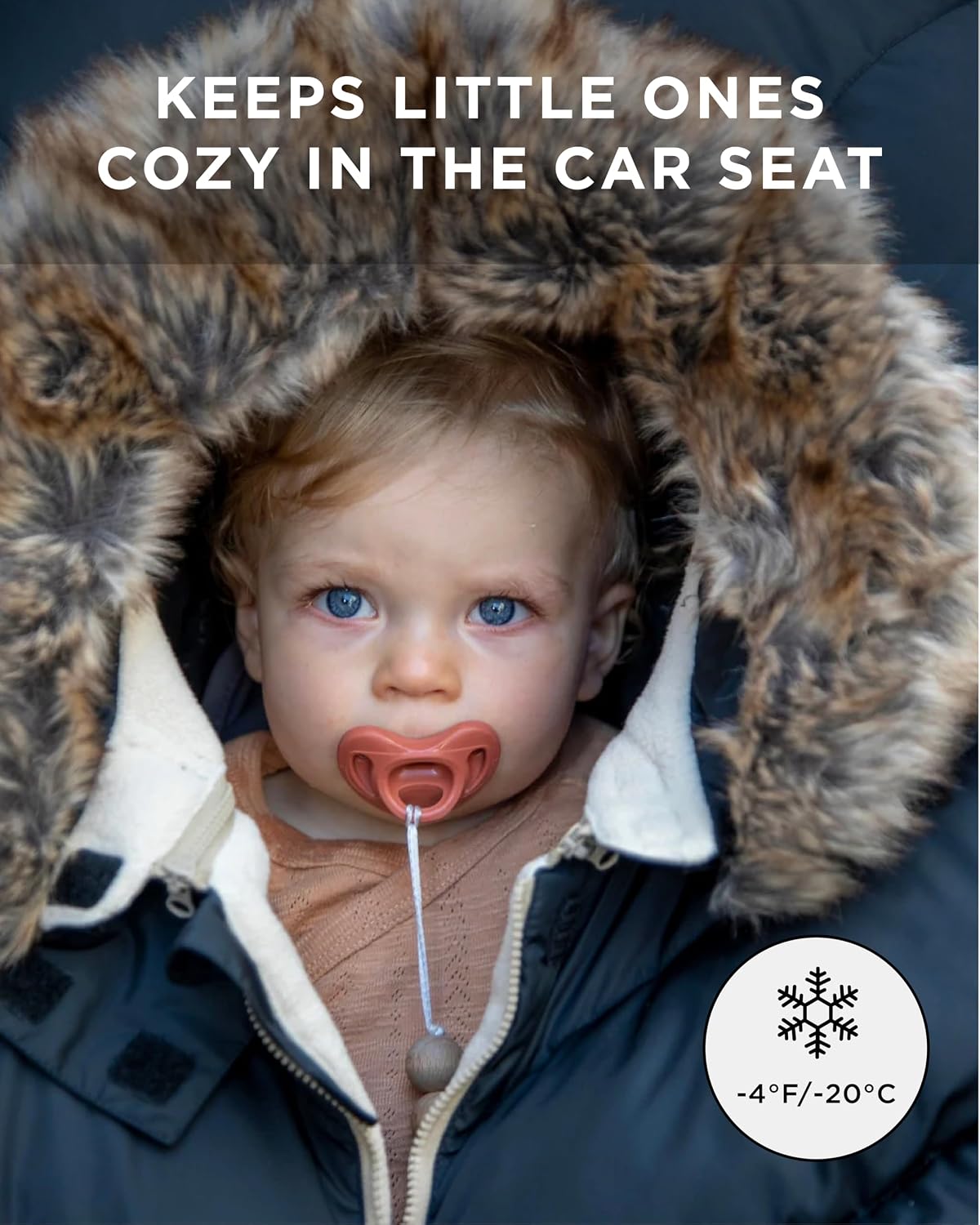 7AM Enfant Fundas de asiento de automóvil, funda de bebé Cocoon par...