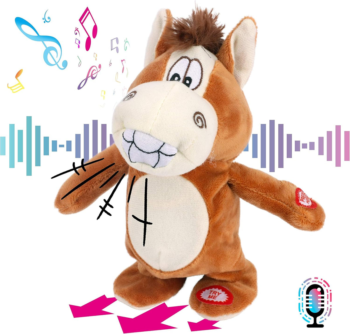 Hopearl - Burrito parlante y cantante, repite lo que dices caminand...
