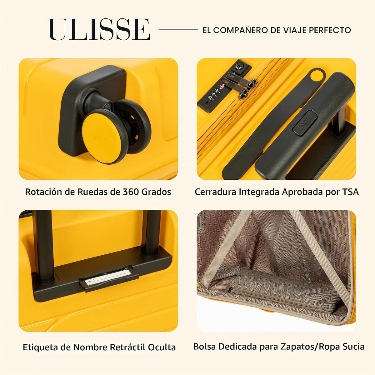 Bric's B|Y Ulisse Spinner Suitecase, mango, 30 pulgadas, By Bri...