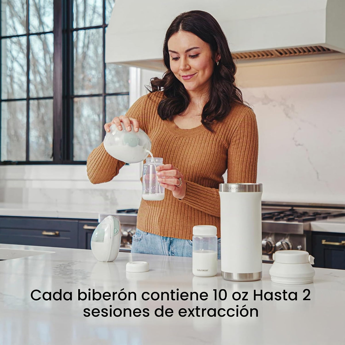 Baby Brezza Botellas de almacenamiento de repuesto para leche mater...