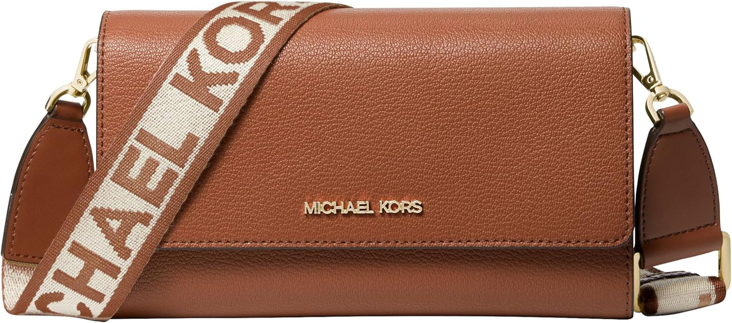 Michael Kors Bolso cruzado tipo cartera grande Jet Set para mujer