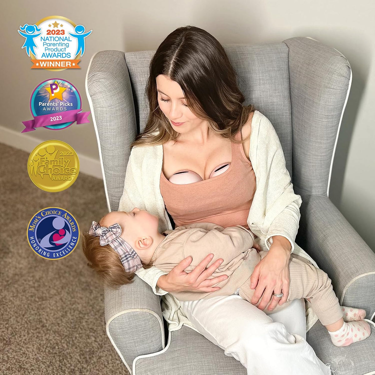 MomMed Extractor de leche usable (Modelo S21) \u2013 Extractor de l...