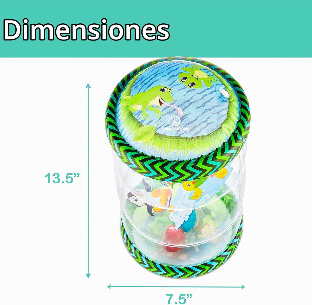 Splashin'kids Juguetes para bebés para principiantes gatear a l...